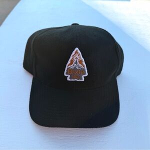 Brixton Black Cap with Embroidered Patch